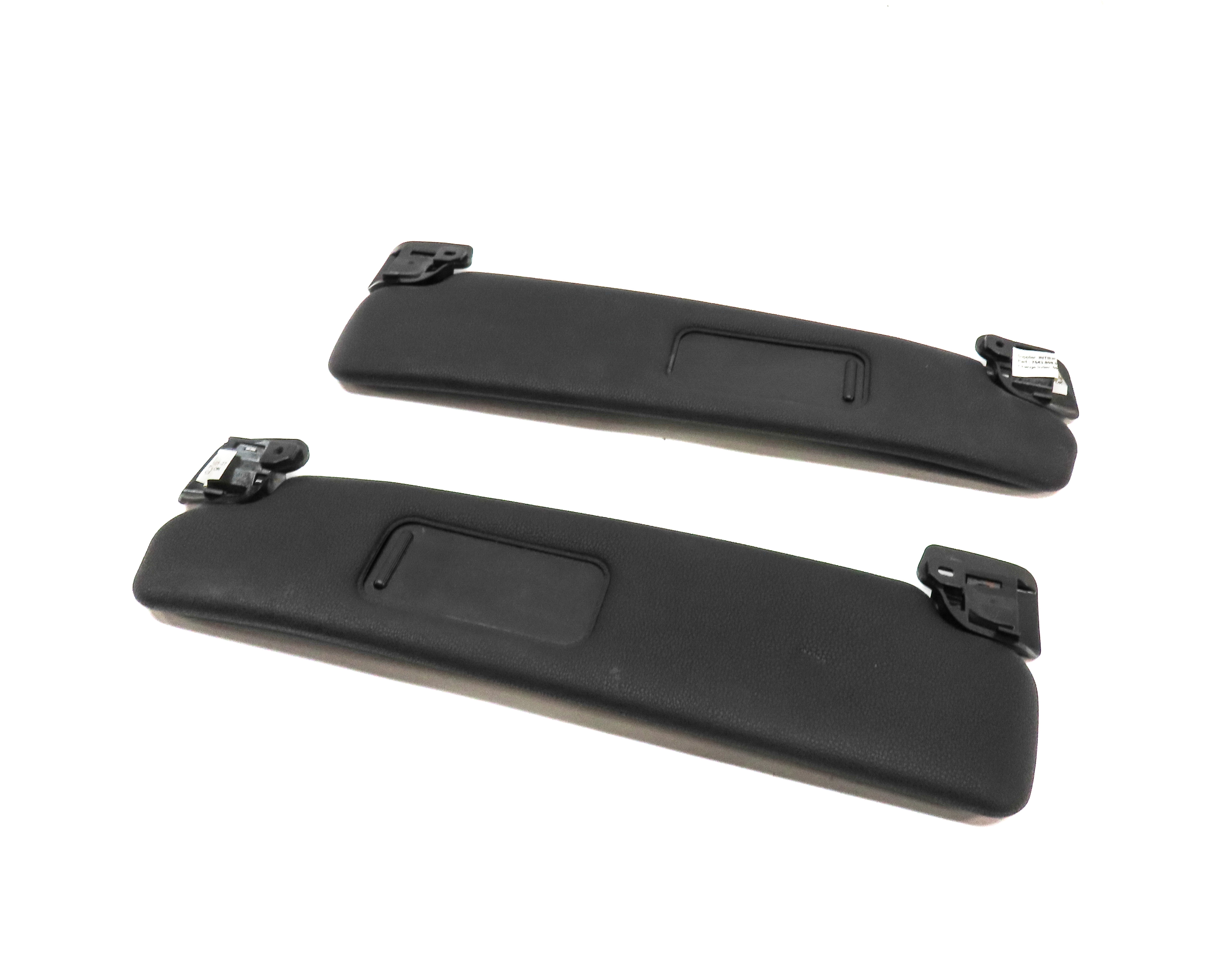 2003-2008 BMW Z4 (E85) FRONT LEFT & RIGHT SUN VISOR SUNVISOR SET (BLACK) — exact item pictured